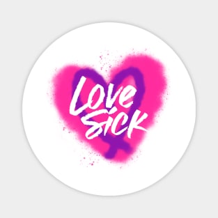 Love Sick Graffiti Magnet